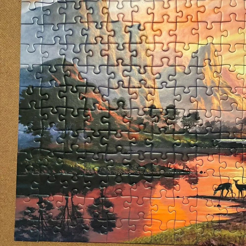 Ravensburger Great Outdoors Tranquil Sunset 300 Piece Puzzle Complete